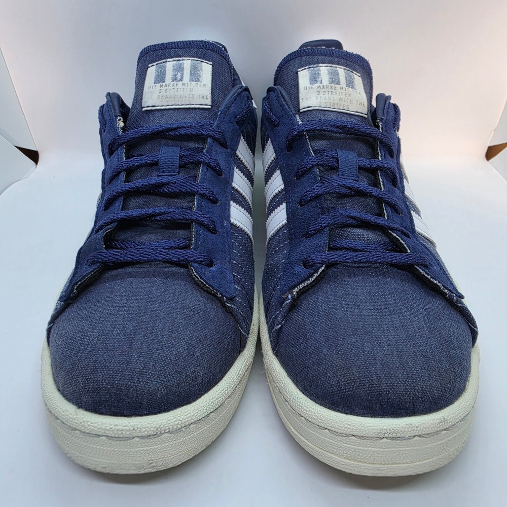 Adidas Campus 00s Sashiko Shadow Navy White Denim Sneakers GY4588 Mens 10.5 - Picture 2 of 11